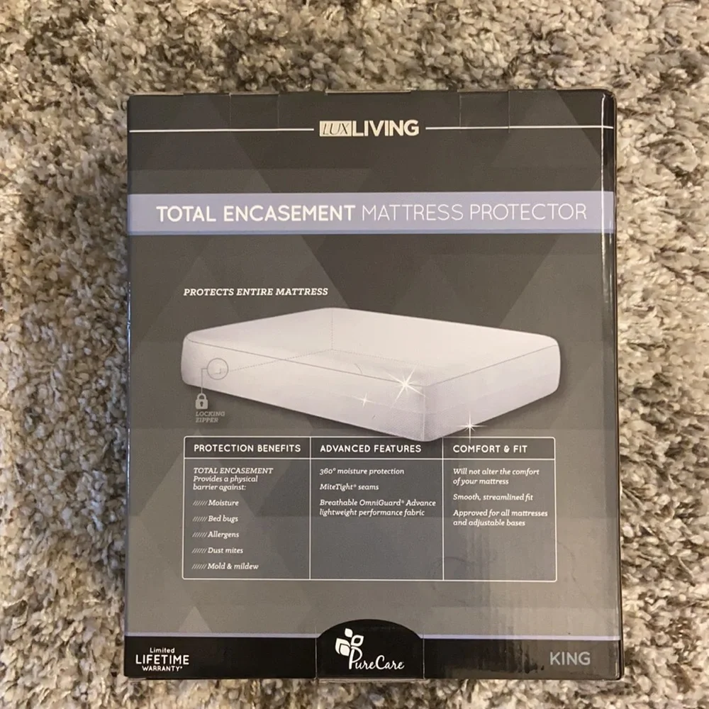 NEW 🤩 Lux Living king size Mattress Protector